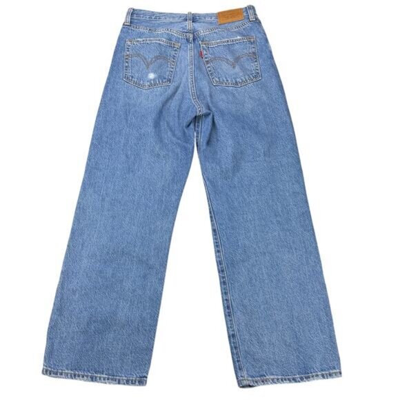 Levi's Ribcage Straight Ankle Jean In After Love Women's Size 27 - Picture 4 of 8